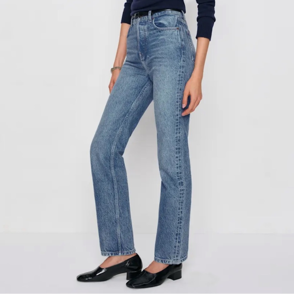 Reformation Cynthia High Rise Straight Jeans - Picture 2 of 4
